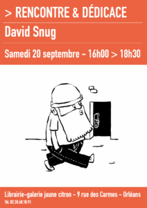 Rencontre et dédicace avec le bédéiste David Snug à Orléans