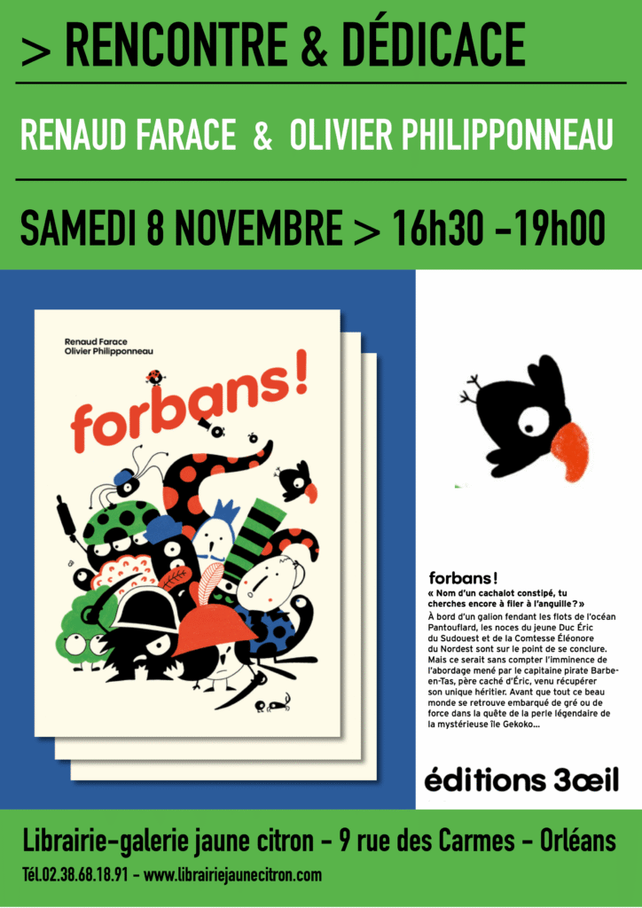 Rencontre et dédicace avec Olivier Philipponneau et Renaud Farace