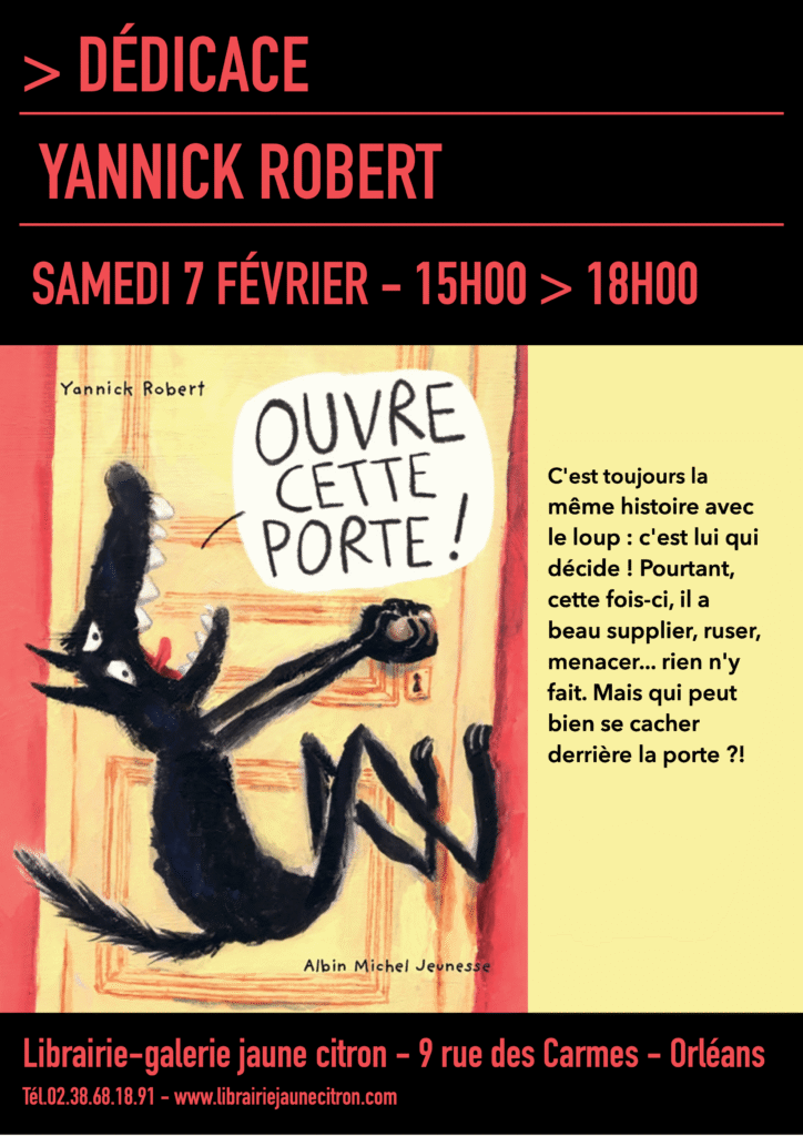 Dédicace autour de l'album Ouvre cette porte avec Yannick Robert