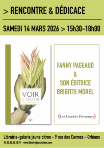 Rencontre et dédicace avec Fanny Pageaud et Brigitte Morel, l'éditrice des éditions les Grandes personnes