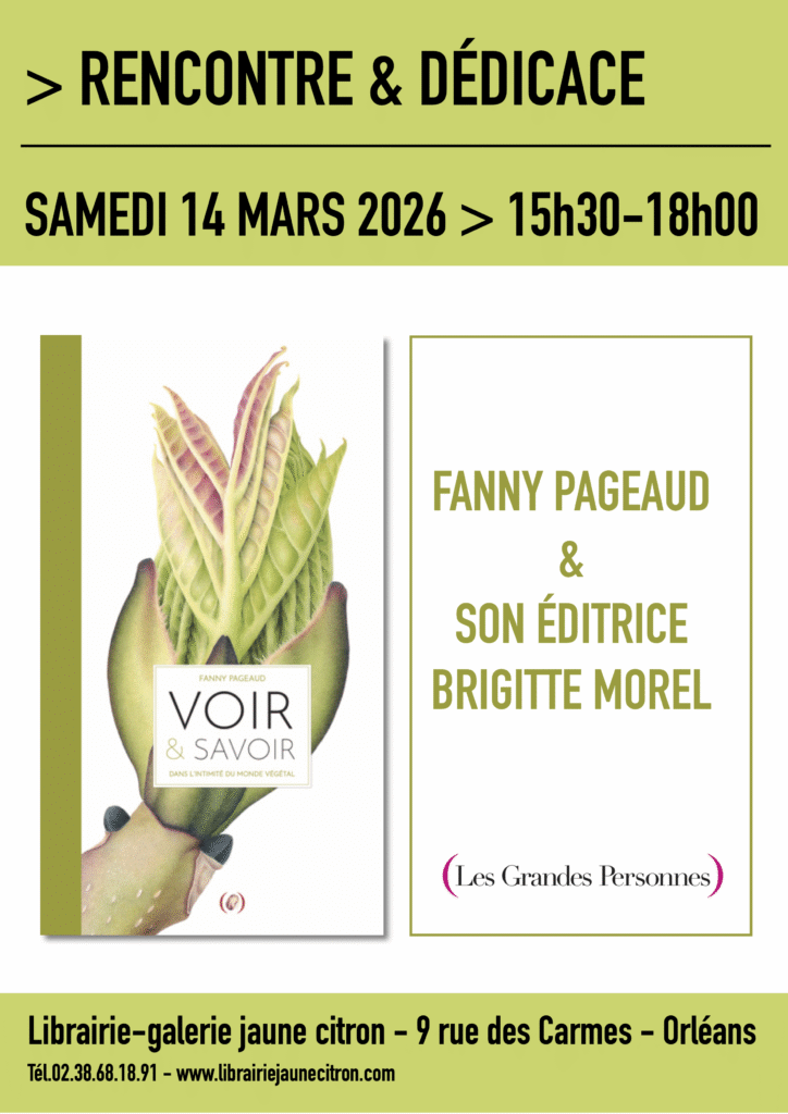 Rencontre et dédicace avec Fanny Pageaud et Brigitte Morel, l'éditrice des éditions les Grandes personnes