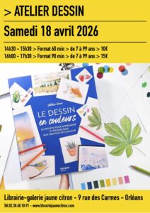 Atelier dessin aux crayons de couleurs avec Nathalie Ravier
