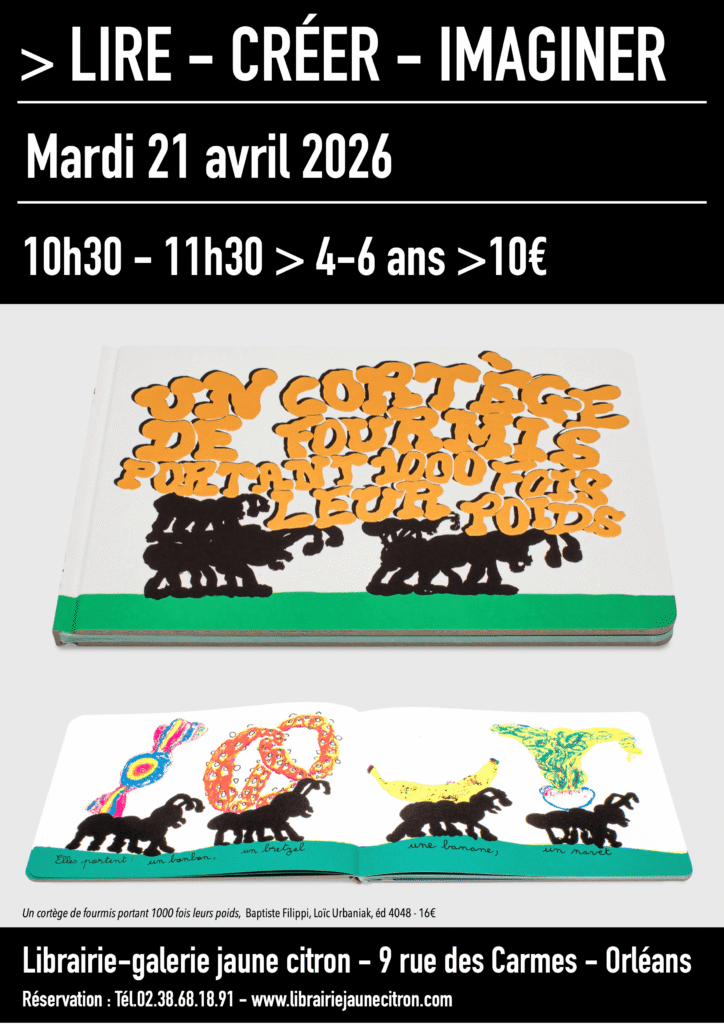 Atelier créatif autour d'un album jeunesse à Orléans