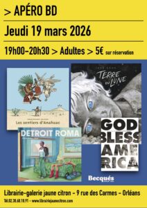 Apéro bande dessinée à la librairie jaune citron