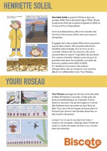 Biographie d'Henriette Soleil et de Youri Roseau