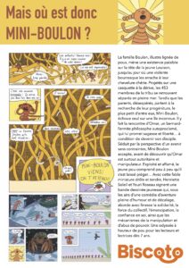 Résumé de la bande dessinée mini-boulon