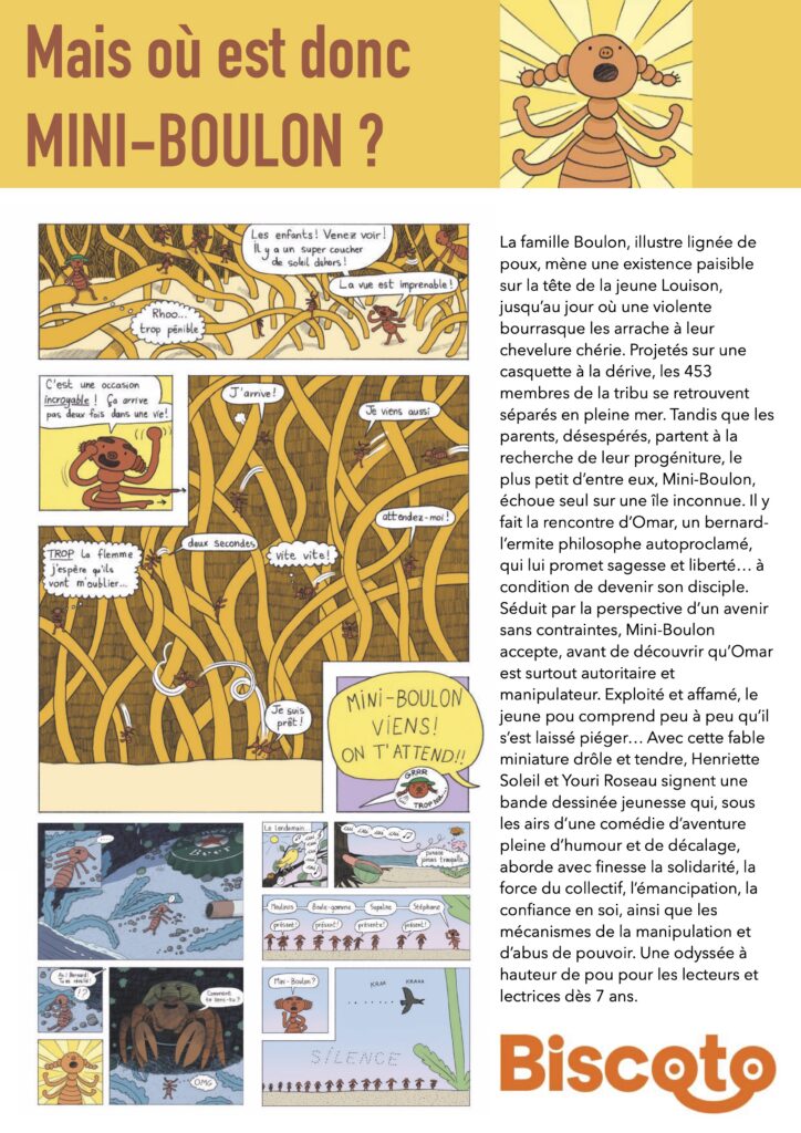 Résumé de la bande dessinée mini-boulon