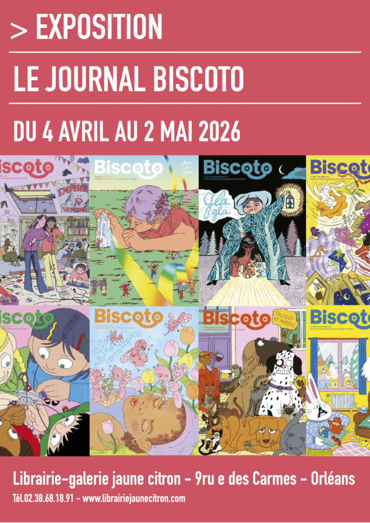 Exposition autour du journal Biscoto pour enfants