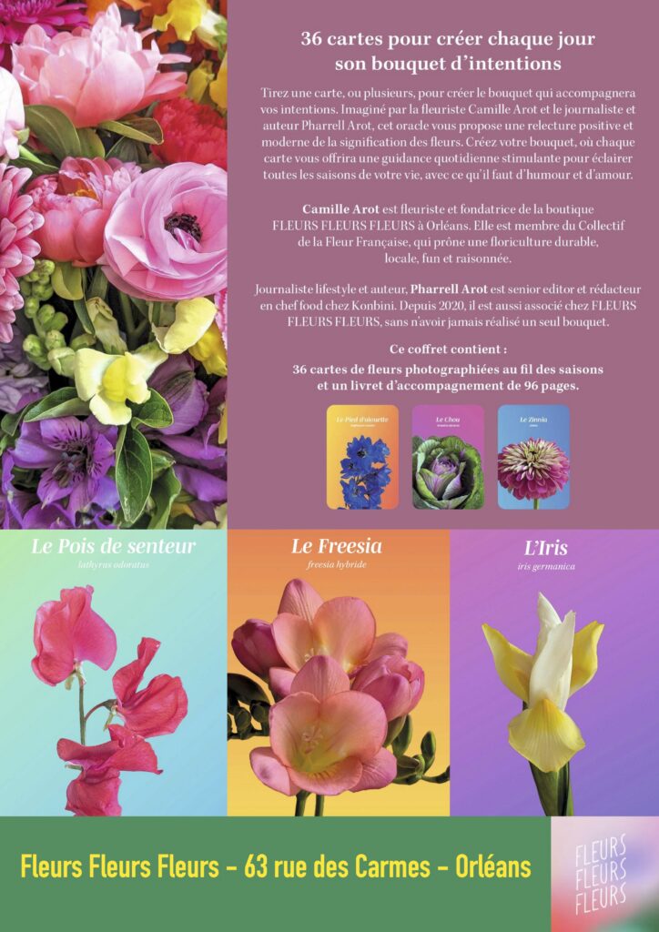 cartes oracle de la fleuriste Camille Aron