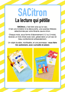 Offre d'abonnement pour le SACitron