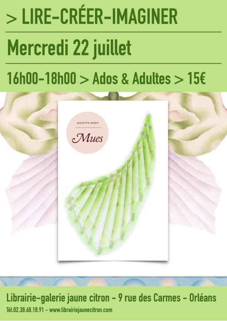 Atelier pour ados et adultes autour de l'exposition de Juliette Binet à la librairie Jaune citron