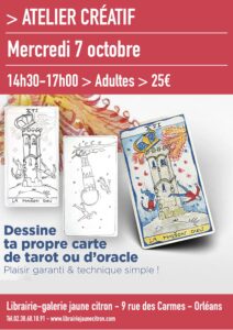 Atelier création d'une carte de Tarot